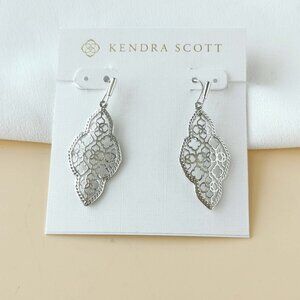NEW Kendra Scott Abbie Silver Drop Earrings